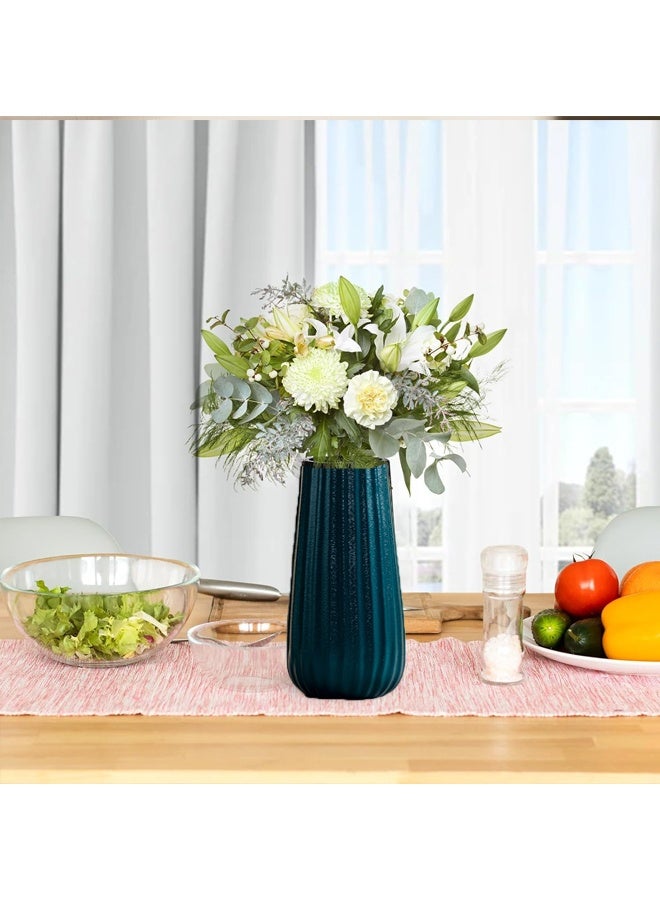 Matte Green Ceramic Vase, Small Cute Flower Vase for Pampas Grass, Home, Living Room, Dining Table, Farmhouse, Office Decor, Bedroom, Table, and Kitchen Shelf ﻿ - Image 4